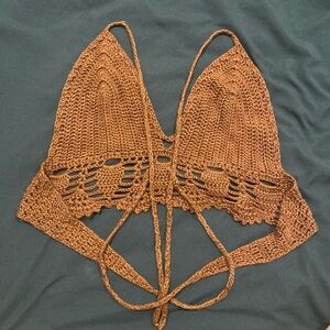 Handmade crochet bralette